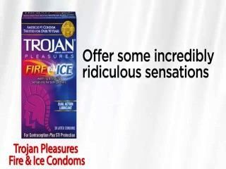 木馬充電，火和冰，敏感和潤滑的避孕套出售