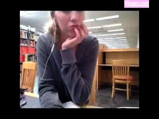 肯德拉sunderland在圖書館視頻